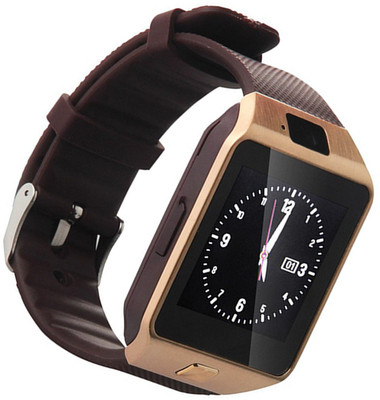 

RTZ Inbuilt Sim Slot card And Memory Card Slot With Bluetooth And Camra Brown Smartwatch(Brown Strap Free Size)