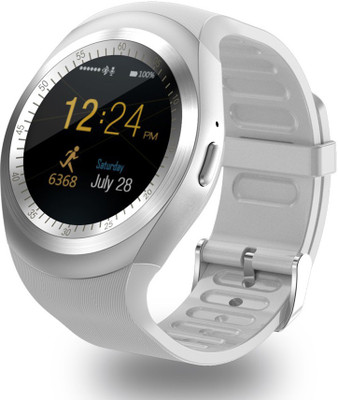 

OWO Y1 BLUETOOTH WITH SIM CARD & SD CARD SUPPORT WHITE Smartwatch(White Strap Free Size)