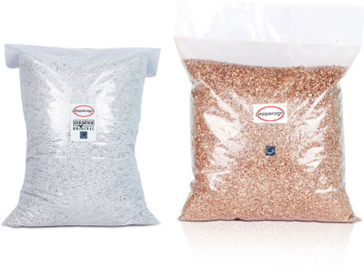 

Pepper Agro Perlite and Vermiculite Gardening Hydroponics Horticultural Grade, 400gm Soil Manure(400 g Powder)
