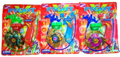 

Mahvi Toys Pack of 3 Fight Speed Beyblade(Multicolor)