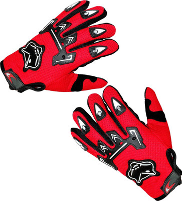 

Red Bravo'S RDBRVO 05 Riding Gloves (, Red