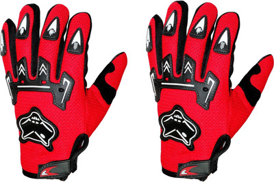 

Red Bravo'S RDBRVO 08 Riding Gloves (, Red