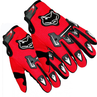 

Red Bravo'S RDBRVO 01 Riding Gloves (, Red