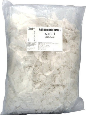 

CERO SODIUM HYDROXIDE 99%Pure [NaOH] CAS: 1310-73-2 (1 Kg) Stain Remover