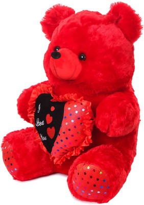 

ToynJoy 2.5 Feet Beautiful Red Teddy Bear As special gift for Valentine's, Birthday - 30 inch(Red)