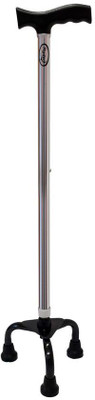 

Samson Tripod walking stick Foot Support(Silver