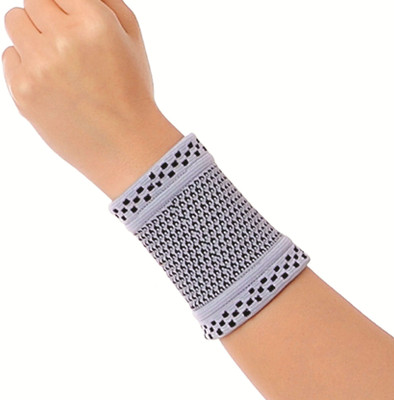 

Alex Hi Tech Wrist Band Wrist Support (L, Grey), Grey;black
