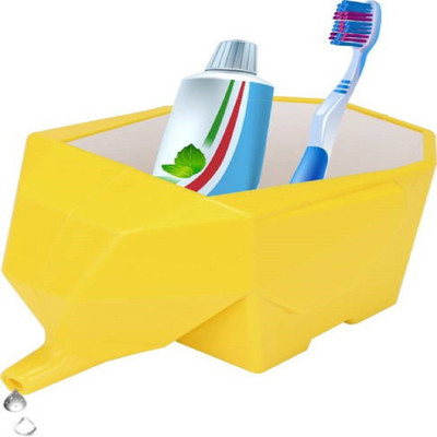 

ShopAis Elephant Kitchen Cutlery Drainer Bathroom Tooth Brush Holder Plastic Toothbrush Holder(Yellow)