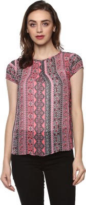 MAYRA Casual Half Sleeve Printed Women Multicolor Top