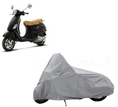 

AUTO AGE Two Wheeler Cover for Piaggio(Vespa, Silver)