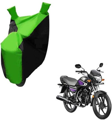 Autocraft Two Wheeler Cover for Honda(Dream Neo, Green, Black)