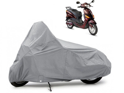 

AUTO AGE Two Wheeler Cover for Electric Cruz(Silver)