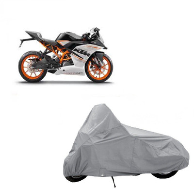 

AUTO AGE Two Wheeler Cover for KTM(RC 390, Silver)