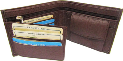 

Poland Boys Brown Artificial Leather Wallet(9 Card Slots), Brwon