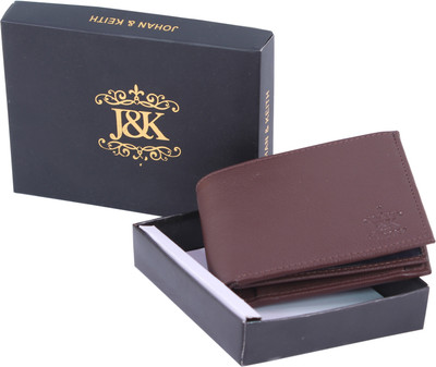

johan & Keith Men Brown Artificial Leather Wallet(5 Card Slots)