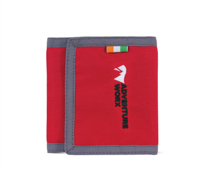 

Adventure Worx Men Red Fabric Wallet(7 Card Slots)