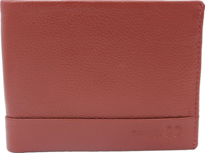 

street 99 Men Orange Genuine Leather Wallet(5 Card Slots)