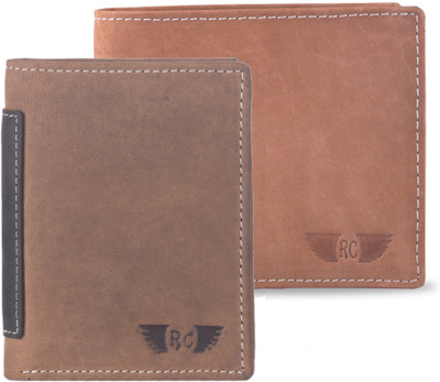 

Royster Callus Men Tan Genuine Leather Wallet(7 Card Slots)
