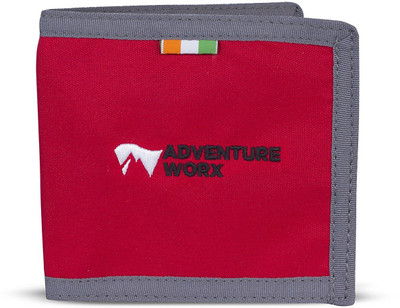 

Adventure Worx Women Red Fabric Wallet(4 Card Slots)