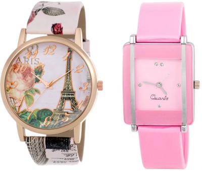 Keepkart paris Affiltower With Glory Square Unique Passion Love Swag Combo 0075 For Women And Girls Watch  - For Girls   Watches  (Keepkart)