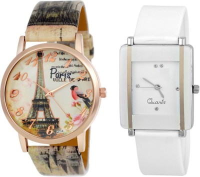 Keepkart paris Affiltower With Glory Square Unique Passion Love Swag Combo 0056 For Women And Girls Watch  - For Women   Watches  (Keepkart)