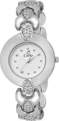 cubia cb-1221 Silver diamond Watch  - For Girls   Watches  (Cubia)
