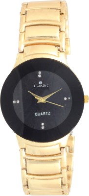 Ismart Gold Collection Best Black Dial Gift Sport Analog is12 Men Wrist Watch Watch  - For Men   Watches  (Ismart)