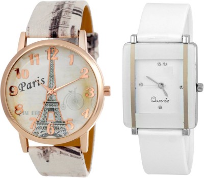 Keepkart paris Affiltower With Glory Square Unique Passion Love Swag Combo 0058 For Women And Girls Watch  - For Men & Women   Watches  (Keepkart)