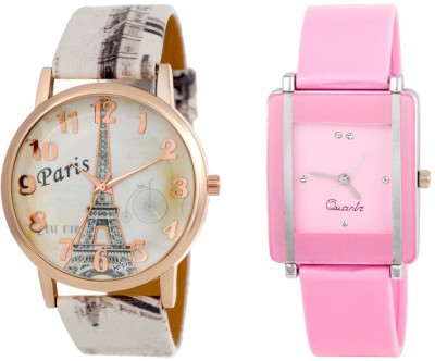 Keepkart paris Affiltower With Glory Square Unique Passion Love Swag Combo 0076 For Women And Girls Watch  - For Women   Watches  (Keepkart)