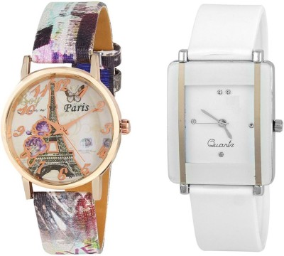 Keepkart paris Affiltower With Glory Square Unique Passion Love Swag Combo 0055 For Women And Girls Watch  - For Girls   Watches  (Keepkart)