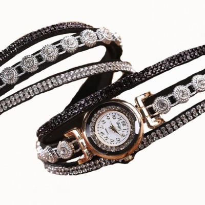 haappybox Charming Black Watch  - For Girls   Watches  (HaappyBox)
