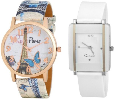 Keepkart paris Affiltower With Glory Square Unique Passion Love Swag Combo 0052 For Women And Girls Watch  - For Women   Watches  (Keepkart)