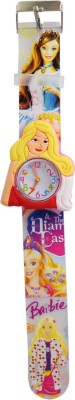 VITREND Barbie Dial And Transparent Strap New Generation Fashion Watch  - For Boys & Girls   Watches  (Vitrend)