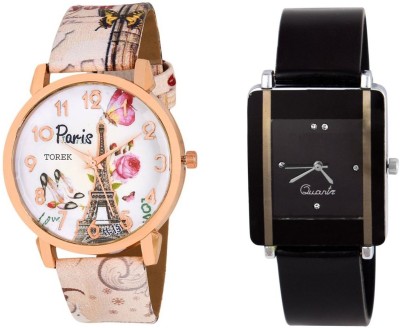 Keepkart paris Affiltower With Glory Square Unique Passion Love Swag Combo 0060 For Women And Girls Watch  - For Women   Watches  (Keepkart)