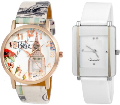 Keepkart paris Affiltower With Glory Square Unique Passion Love Swag Combo 0059 For Women And Girls Watch  - For Girls   Watches  (Keepkart)