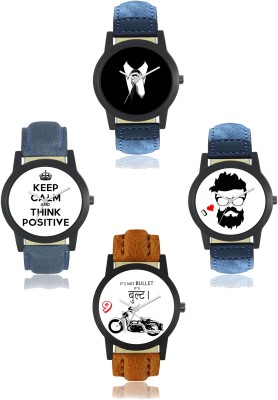 AR Sales Weekend Collection Combo (Pack of 4) Watch  - For Men   Watches  (AR Sales)