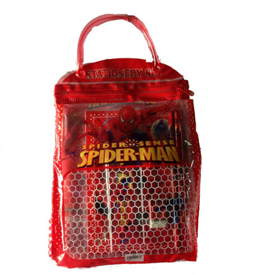 

Funcart Spiderman Stationery Set (6pcs) With Hanging Bag