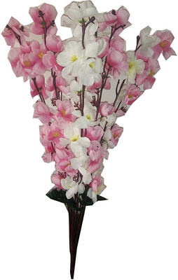 

paradise para-7875 Multicolor Magnolia Artificial Flower(40 inch, Pack of 1)