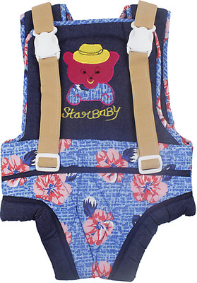 

Smilecasters Starbaby High Quality Baby Carrier Baby Carrier(Blue Printed, Front carry facing out)