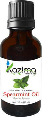

KAZIMA Spearmint Essential Oil (15ML) Pure Natural For Skin Care & Hair Treatment(15 ml)