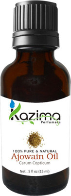 

KAZIMA Ajowan Essential Oil (15ML) Pure Natural For Skin Care & Hair Treatment(15 ml)