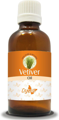 Crysalis VETIVER OIL 100% NATURAL PURE UNDILUTED UNCUT ESSENTIAL OIL(10 ml)