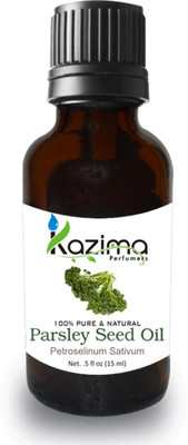 

KAZIMA Parsley Seed Essential Oil (15ML) Pure Natural For Skin Care & Hair Treatment(15 ml)