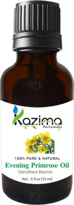 

KAZIMA Evening Primrose Cold Pressed Carrier Oil (15ML) Pure Natural For Skin Care & Hair Treatment(15 ml)
