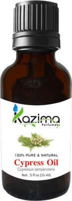 

KAZIMA Cypress Essential Oil (15ML) Pure Natural For Skin Care & Hair Treatment(15 ml)
