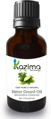 

KAZIMA Bitter Gourd Cold Pressed Carrier Oil (15ML) Pure Natural For Skin Care & Hair Treatment(15 ml)
