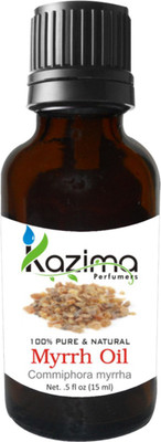 

KAZIMA Myrrh Essential Oil (15ML) Pure Natural For Skin Care & Hair Treatment(15 ml)