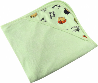 

Smiling Kids Cotton 330 GSM Bath Towel(Green)