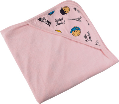 

Smiling Kids Cotton 330 GSM Bath Towel(Pink)
