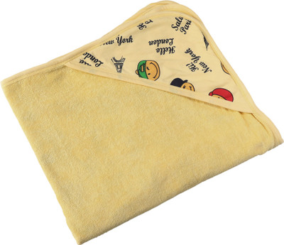 

Smiling Kids Cotton 330 GSM Bath Towel(Yellow)